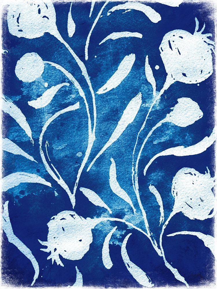 Azure Flora II art print by Elizabeth Medley for $57.95 CAD