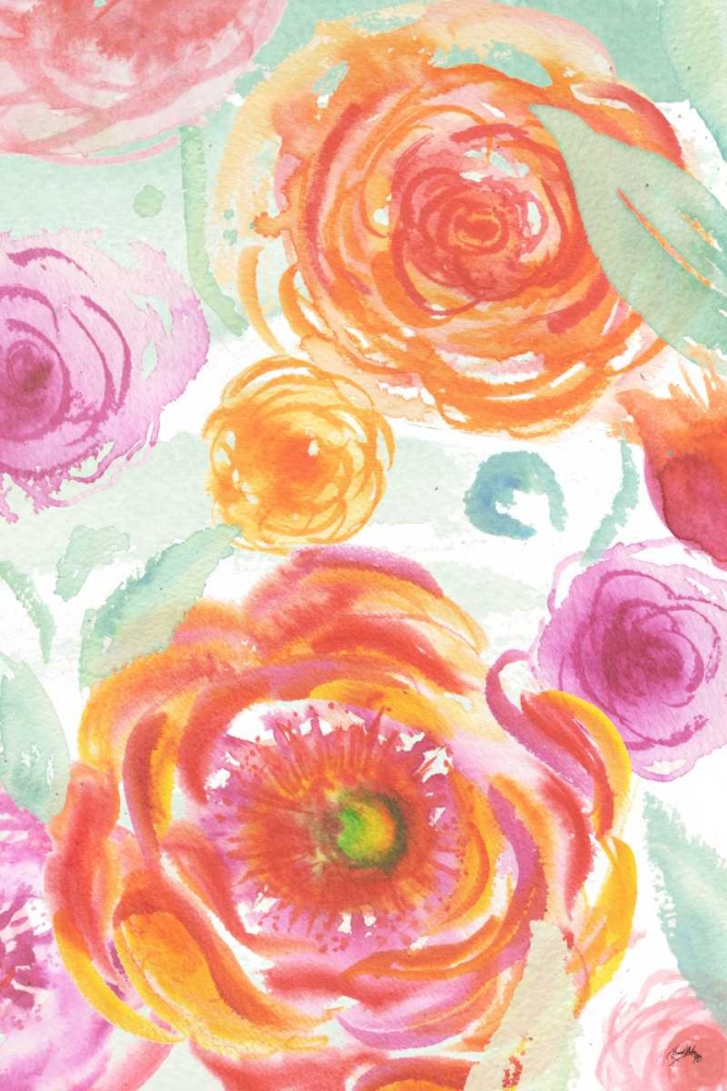 Colorful Roses II art print by Elizabeth Medley for $57.95 CAD