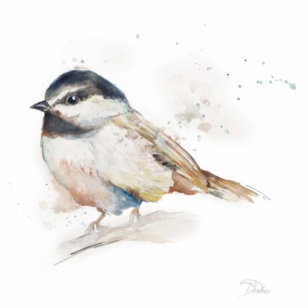 Watercolor Mountain Bird II art print by Patricia Pinto for $57.95 CAD