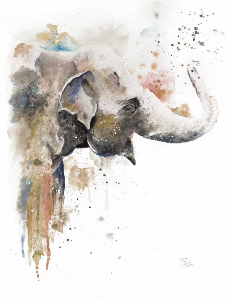 Water Elephant art print by Patricia Pinto for $57.95 CAD