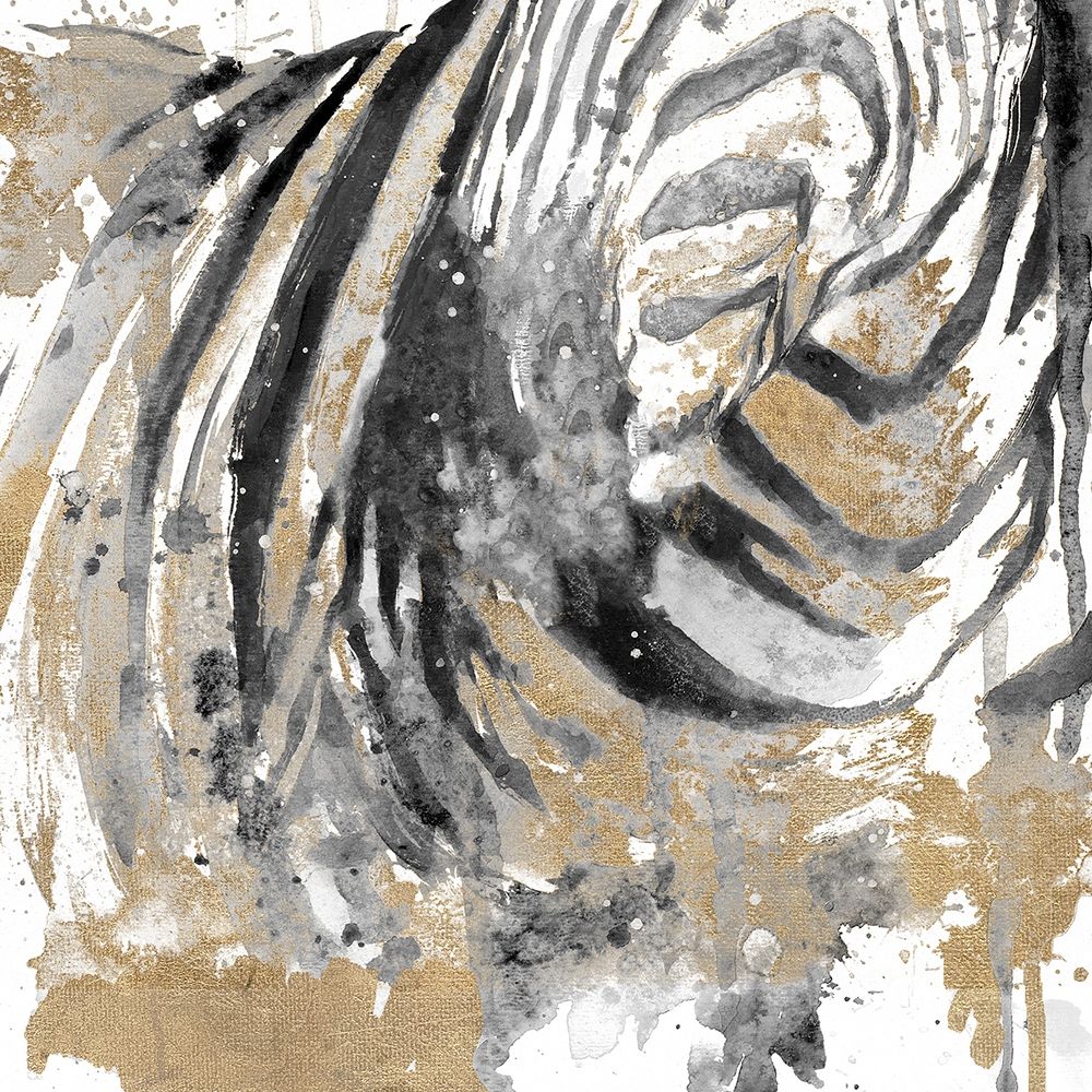 Zebra Striped Abstract art print by Patricia Pinto for $57.95 CAD