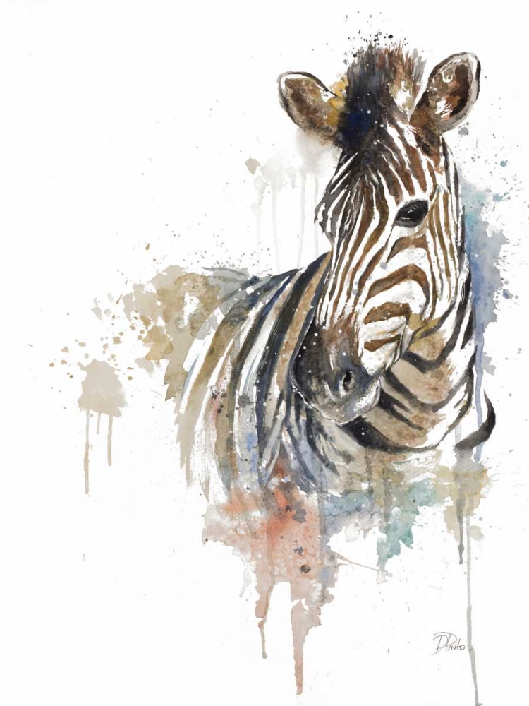 Water Zebra art print by Patricia Pinto for $57.95 CAD