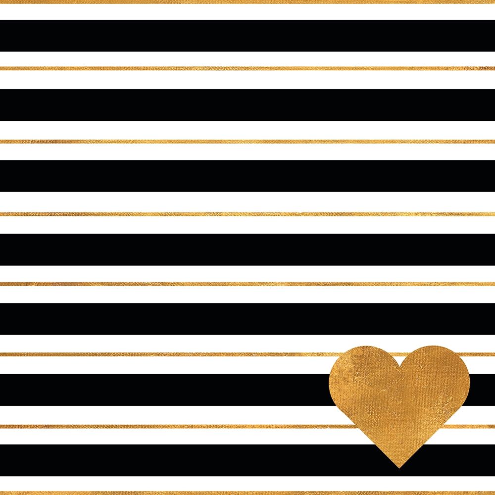 Heart Stripes art print by SD Graphics Studio for $57.95 CAD