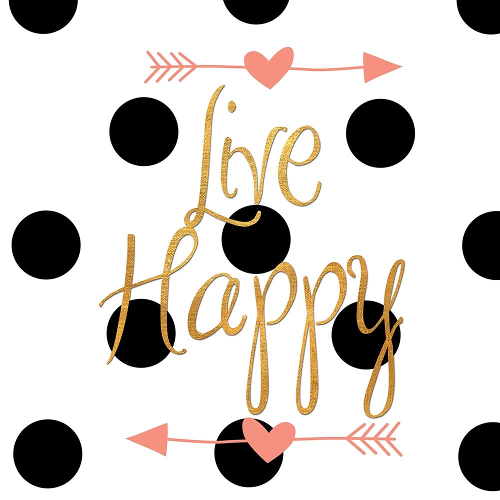 Live Happy art print by SD Graphics Studio for $57.95 CAD