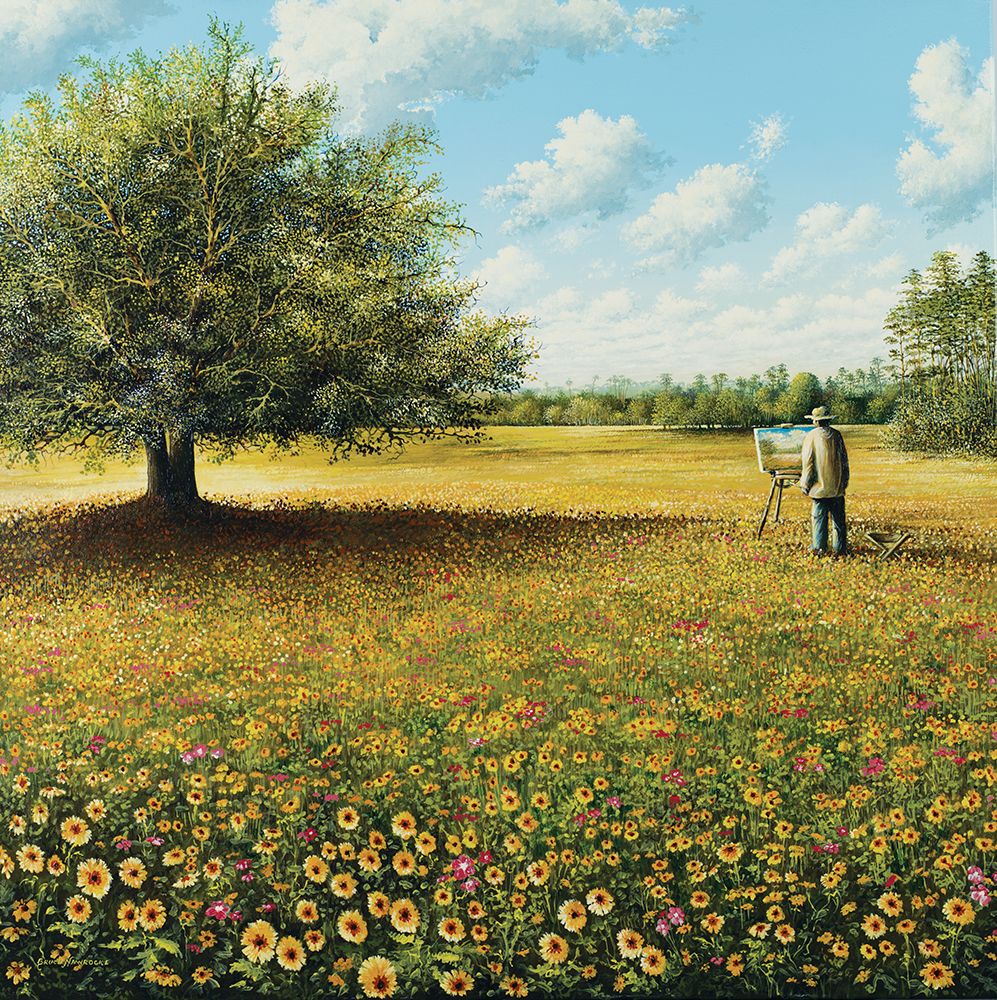 Painting Man art print by Bruce Nawrocke for $57.95 CAD