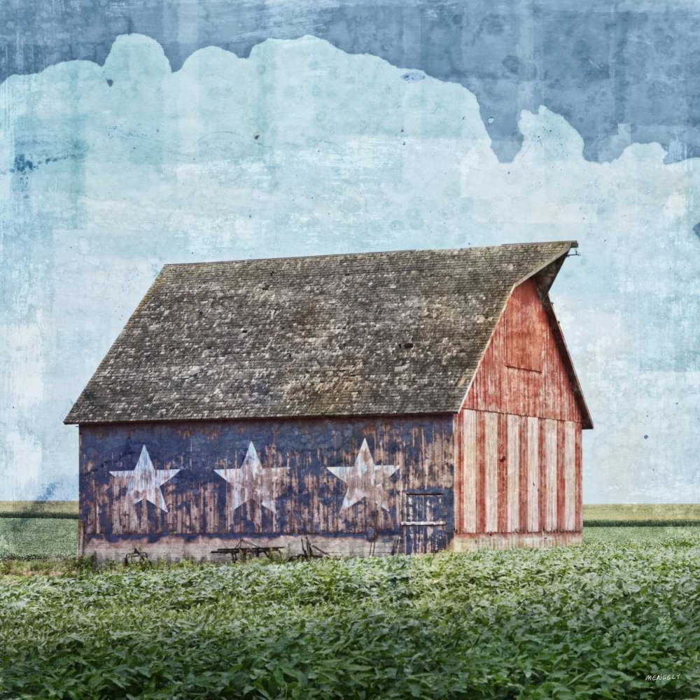 American Barn art print by Kingsley for $57.95 CAD