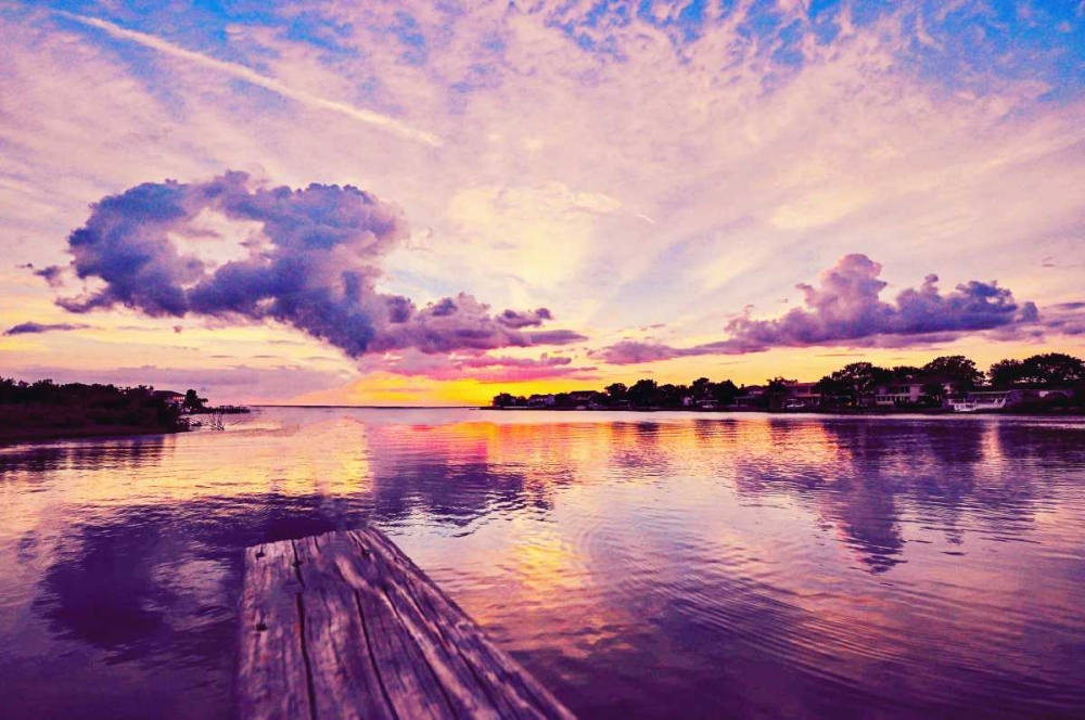 Sunset Dock art print by Bill Carson Photography for $57.95 CAD