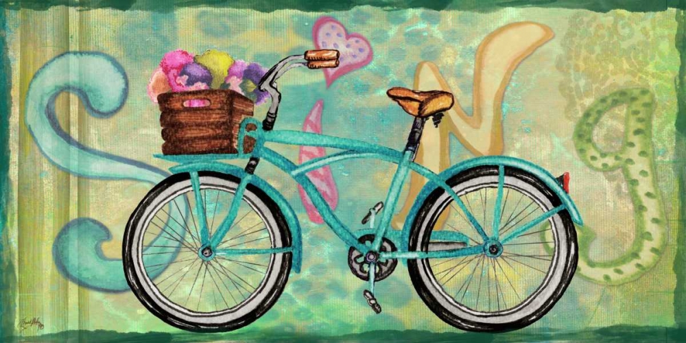 Sing and Play Bike I art print by Elizabeth Medley for $57.95 CAD