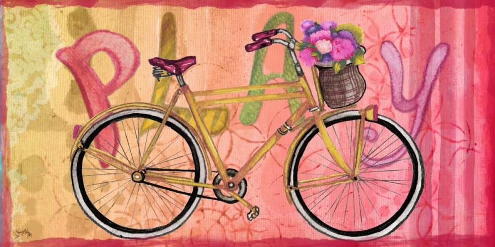 Sing and Play Bike II art print by Elizabeth Medley for $57.95 CAD