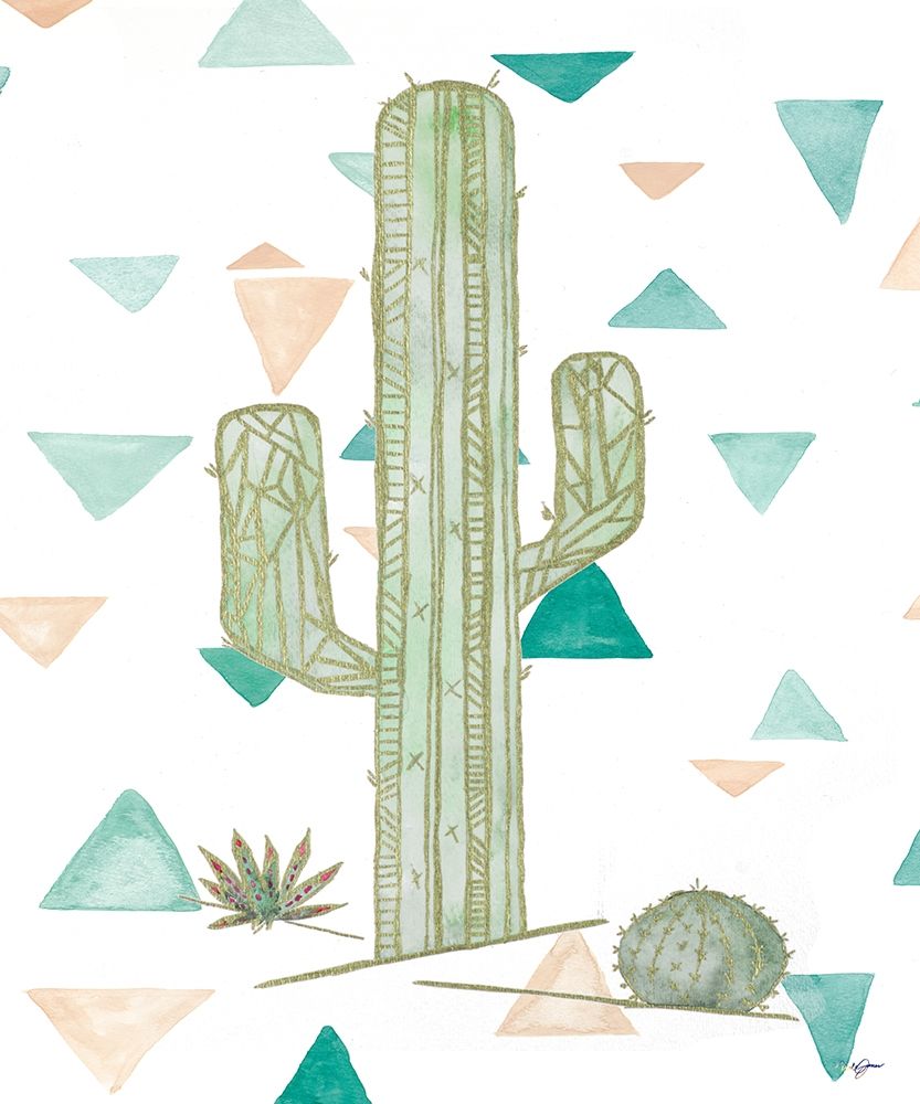 Desert Cactus art print by Nola James for $57.95 CAD
