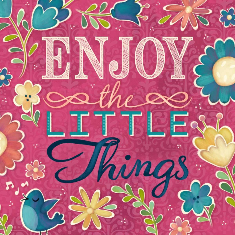 Enjoy the Little Things Burst I art print by Josefina for $57.95 CAD