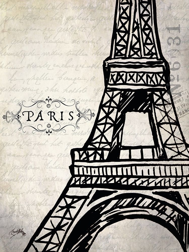 Paris Eiffel art print by Elizabeth Medley for $57.95 CAD