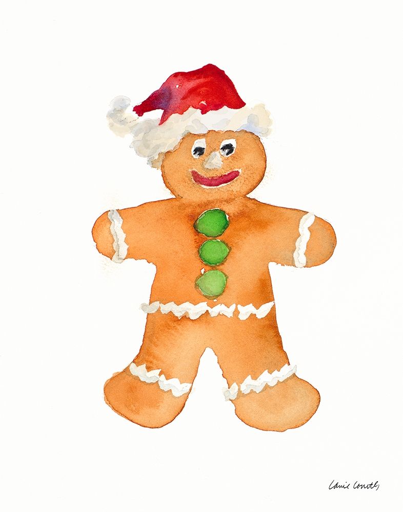 Gingerbread Man I art print by Lanie Loreth for $57.95 CAD