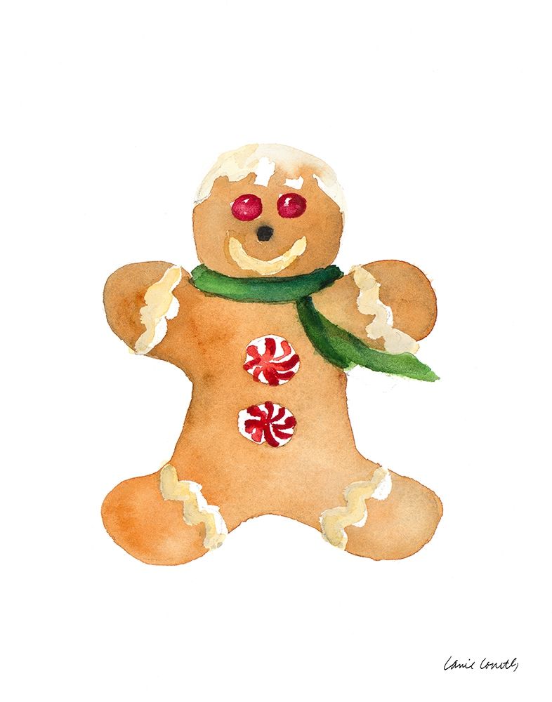 Gingerbread Man II art print by Lanie Loreth for $57.95 CAD