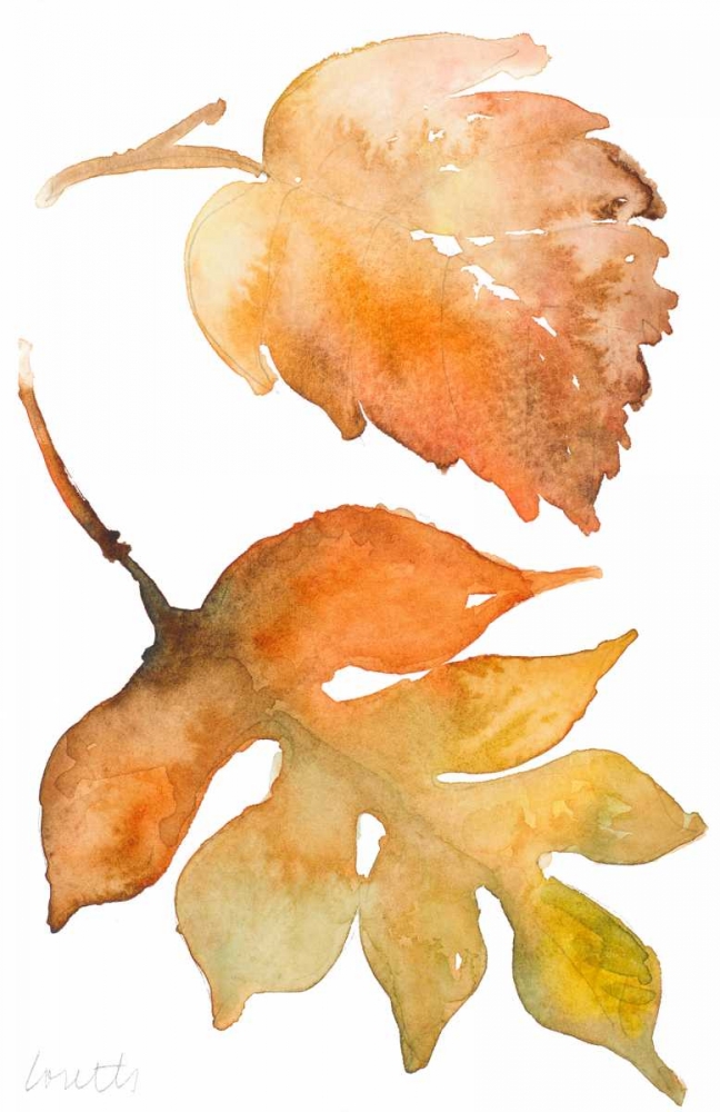 Rustic Autumn Leaves II art print by Lanie Loreth for $57.95 CAD