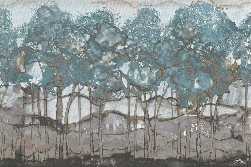 Muted Watercolor Forest art print by Elizabeth Medley for $57.95 CAD