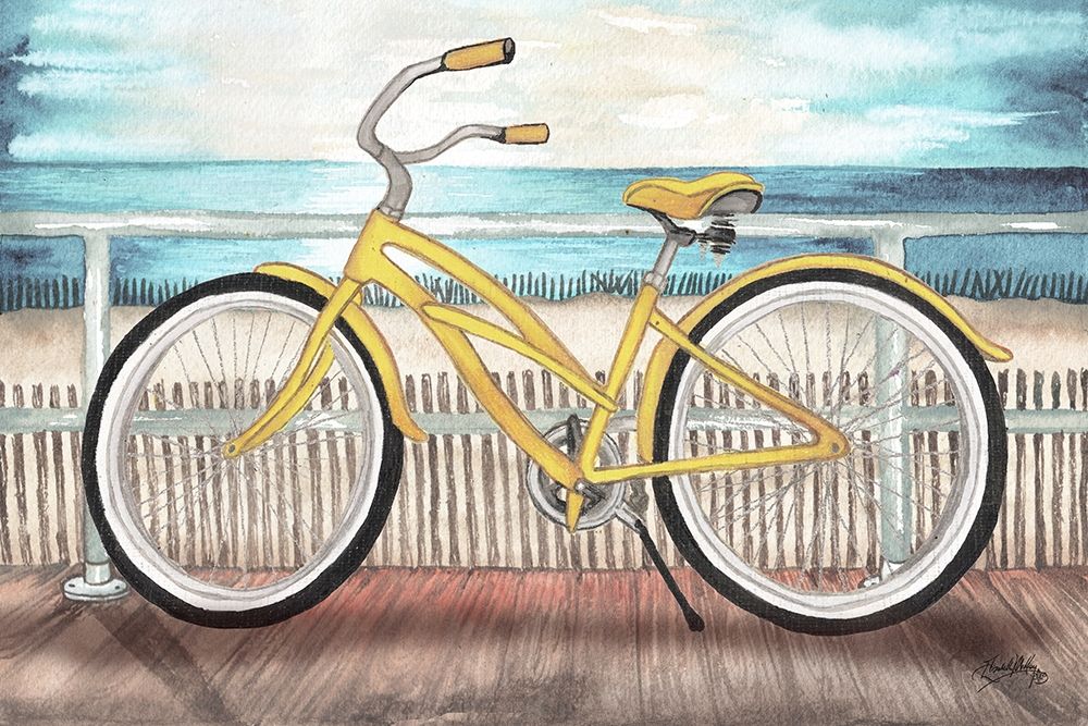 Coastal Bike Rides art print by Elizabeth Medley for $57.95 CAD