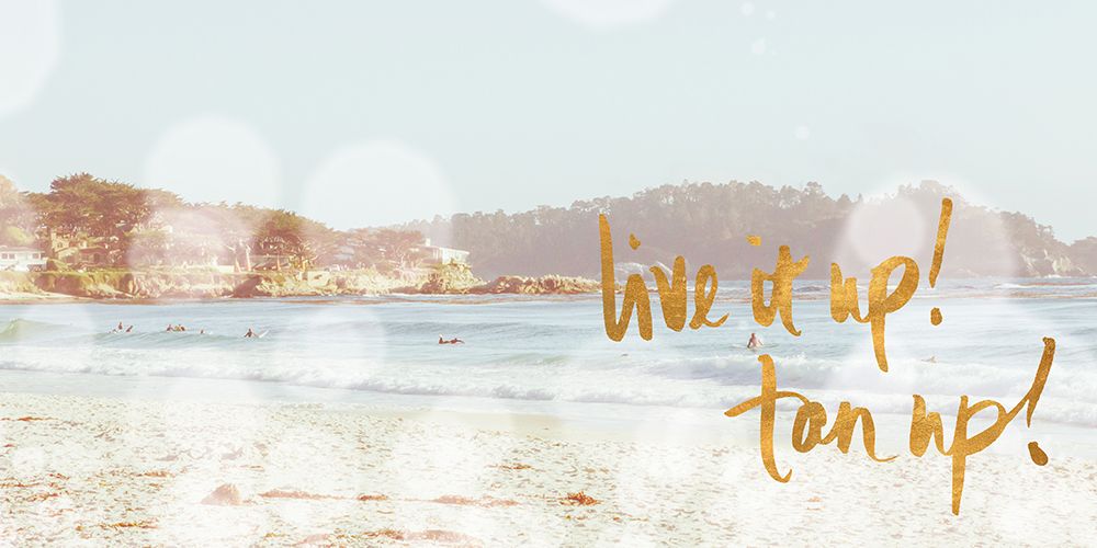 Live it Up, Tan Up art print by Emily Navas for $57.95 CAD