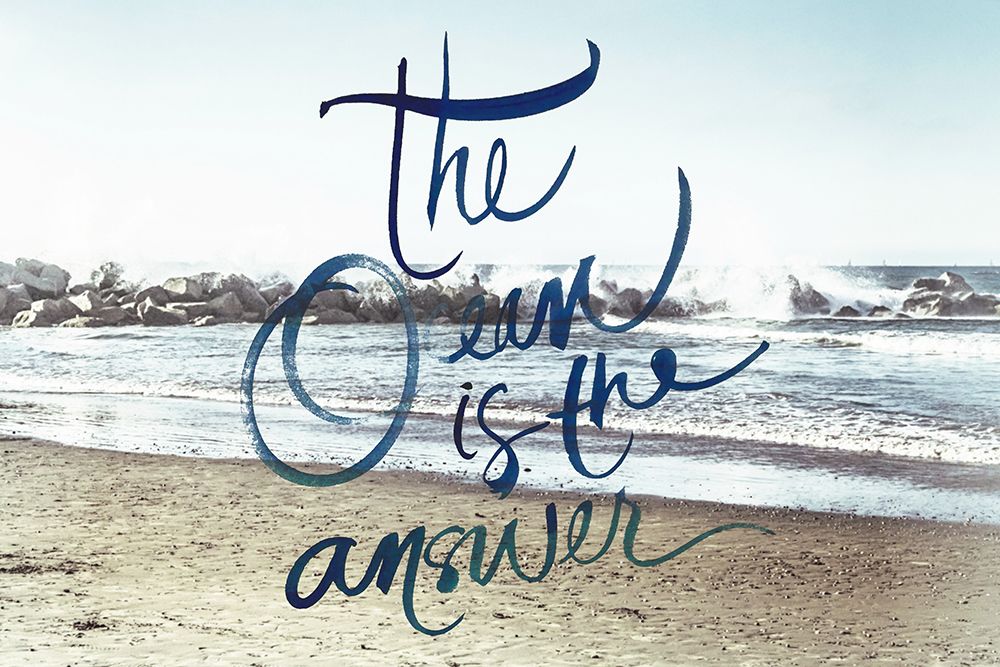 The Ocean is the Answer art print by Emily Navas for $57.95 CAD