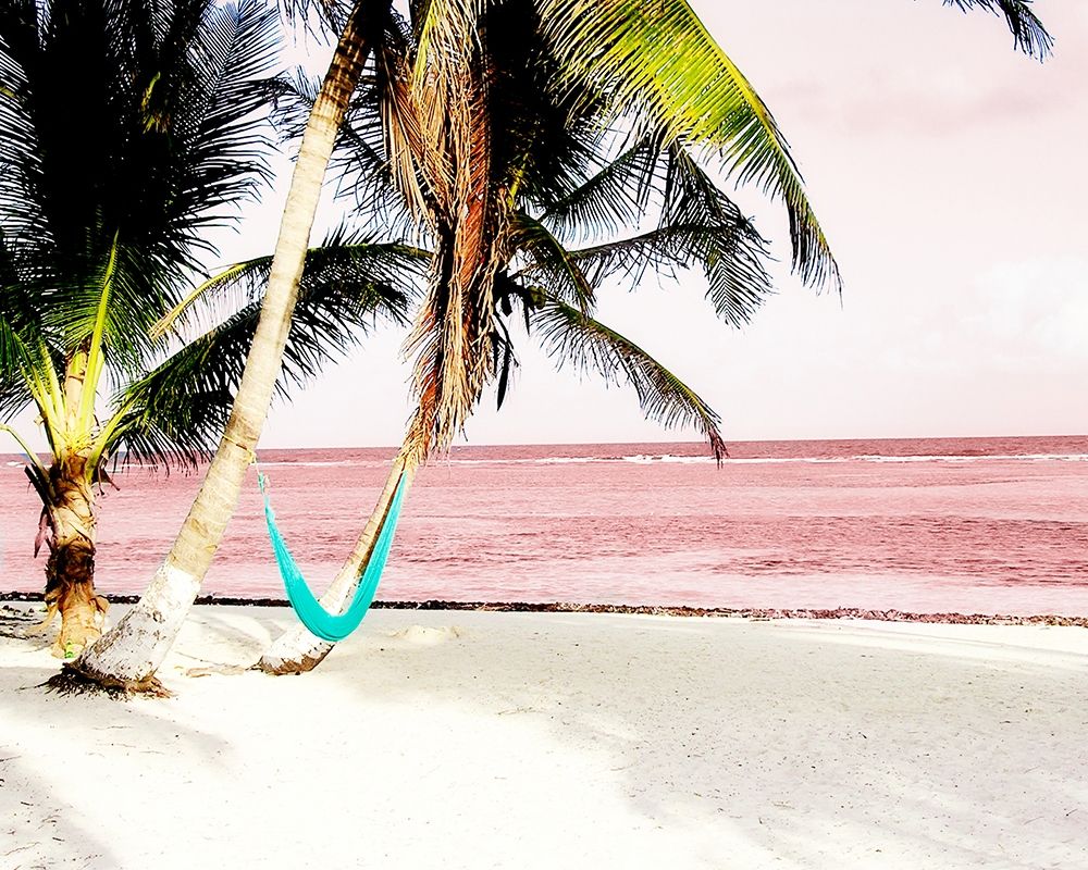 Hammock Paradise in Pink art print by Emily Navas for $57.95 CAD