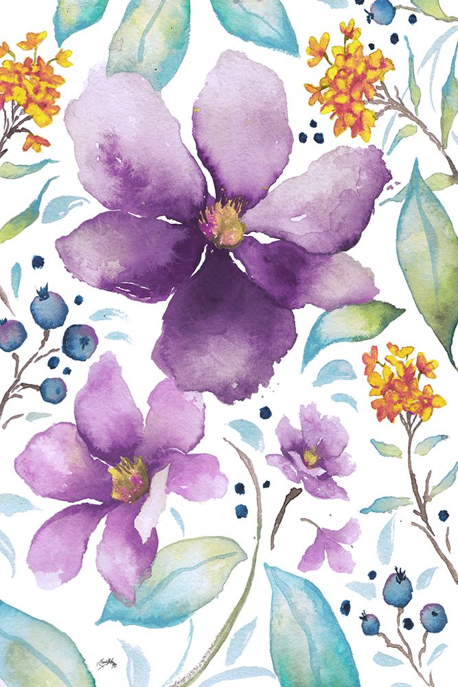 Spring Poppies II art print by Elizabeth Medley for $57.95 CAD
