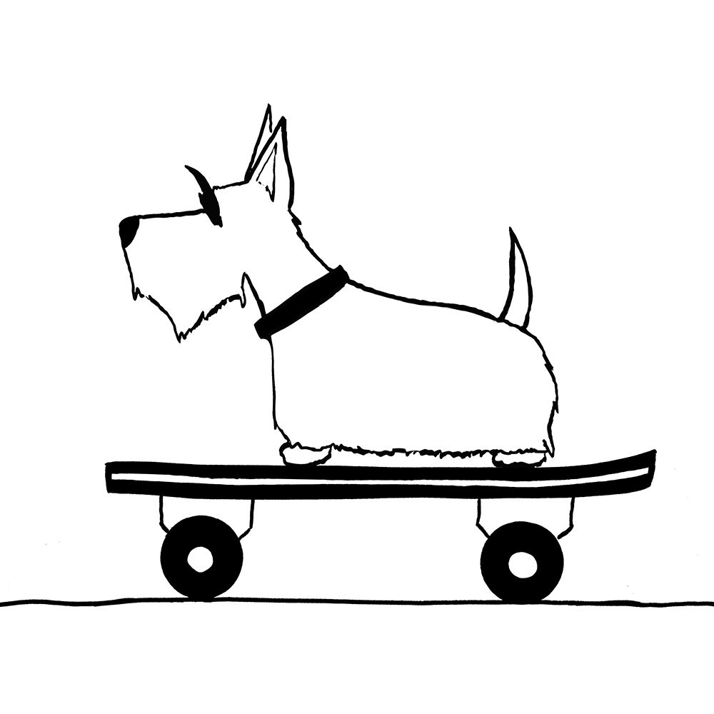 Fur On Wheels II art print by Hugo Edwins for $57.95 CAD