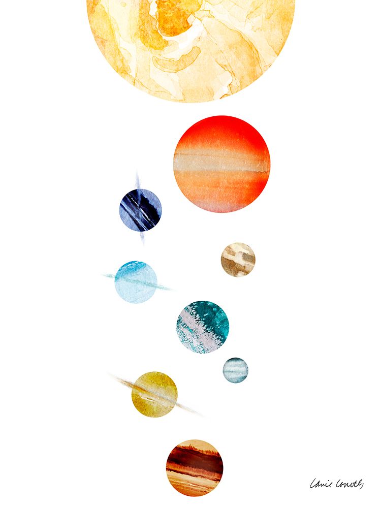 Collection Of Planets art print by Lanie Loreth for $57.95 CAD