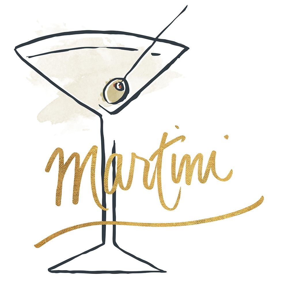 Martini art print by SD Graphics Studio for $57.95 CAD