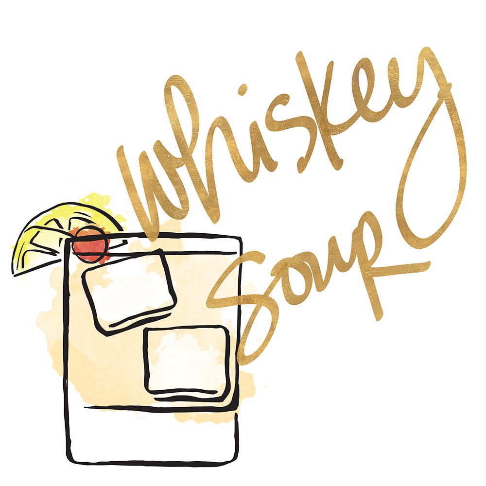 Whiskey Sour art print by SD Graphics Studio for $57.95 CAD