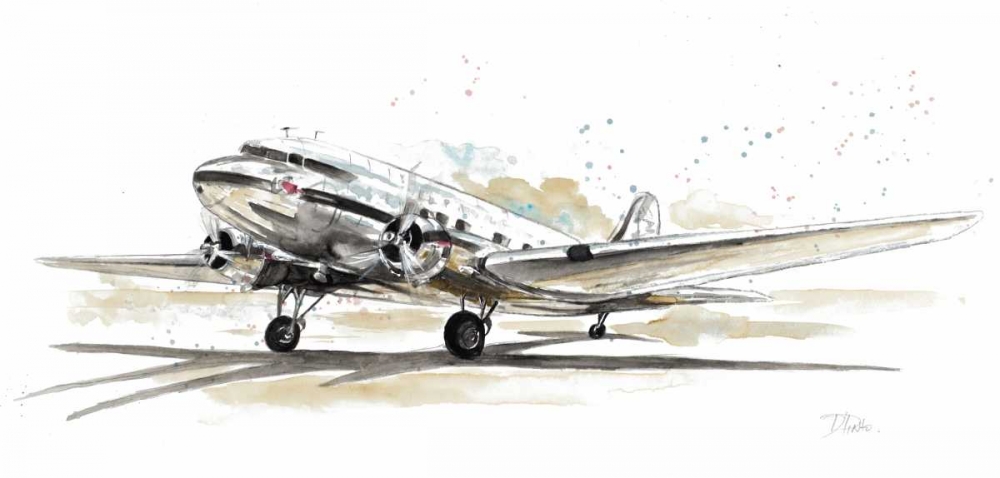 DC3 Airplane art print by Patricia Pinto for $57.95 CAD
