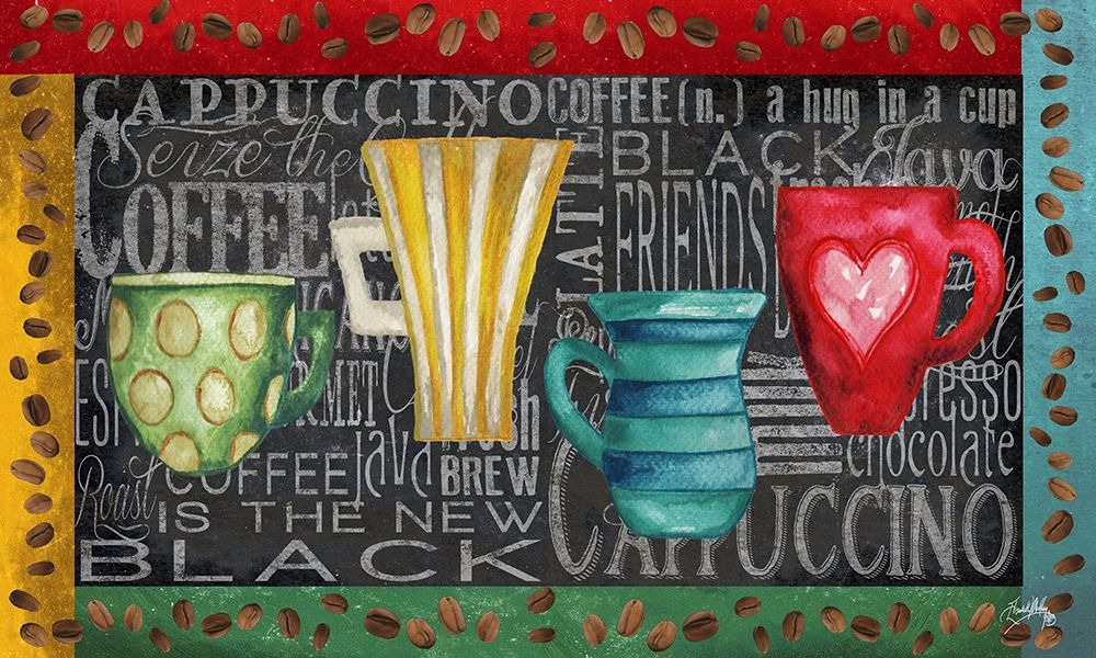 Coffee of the Day art print by Elizabeth Medley for $57.95 CAD