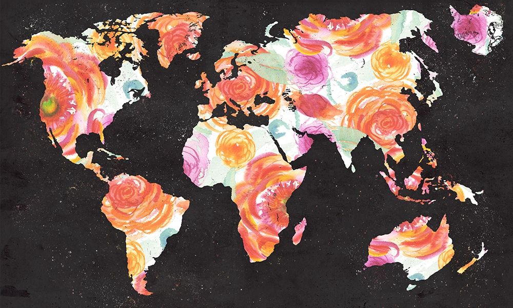 World Florals art print by Elizabeth Medley for $57.95 CAD