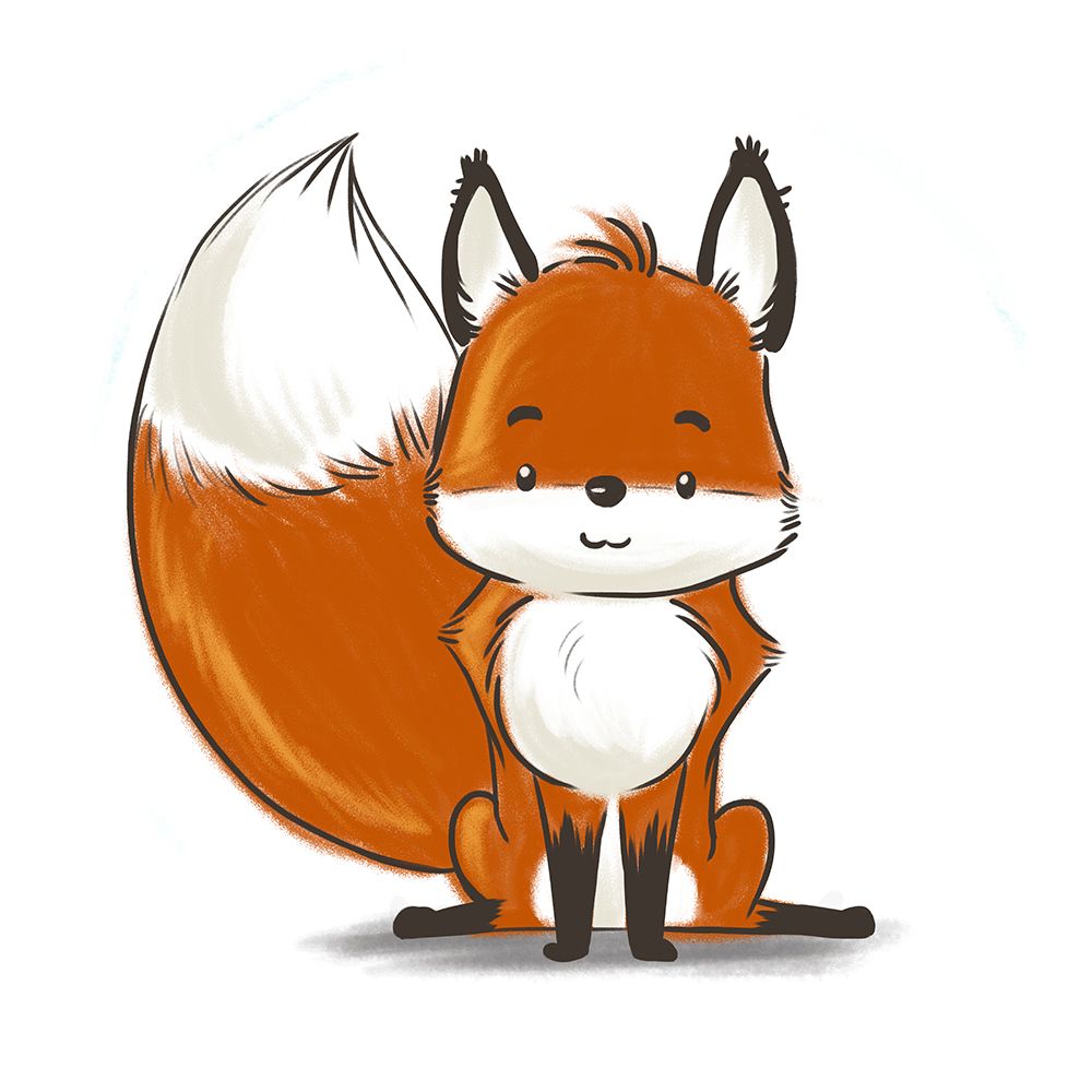 Kids Fox art print by SD Graphics Studio for $57.95 CAD