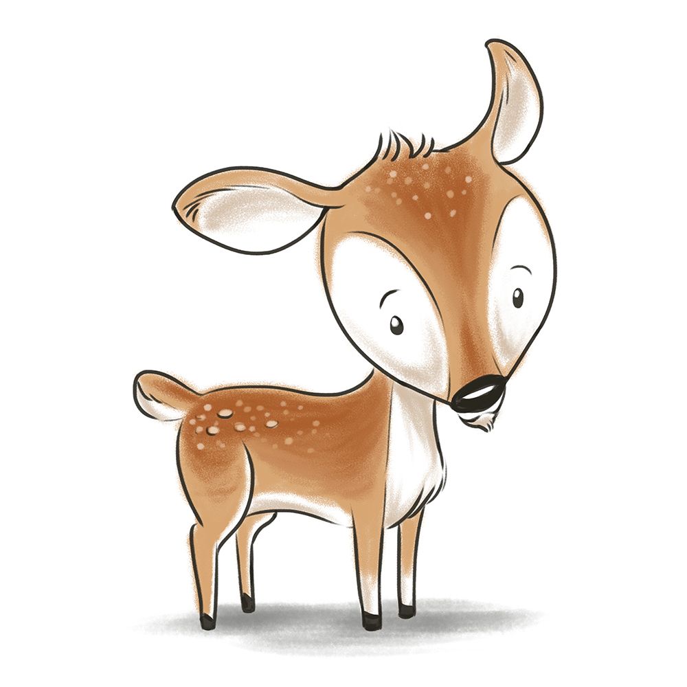 Kids Deer art print by SD Graphics Studio for $57.95 CAD