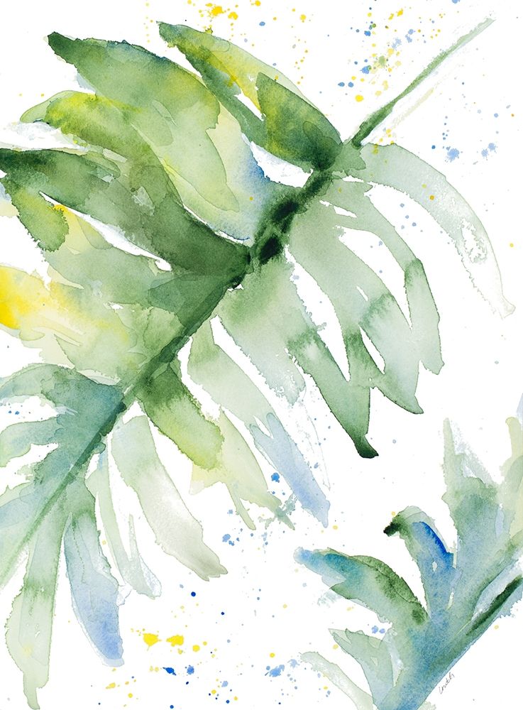 Swaying Palm Fronds I art print by Lanie Loreth for $57.95 CAD