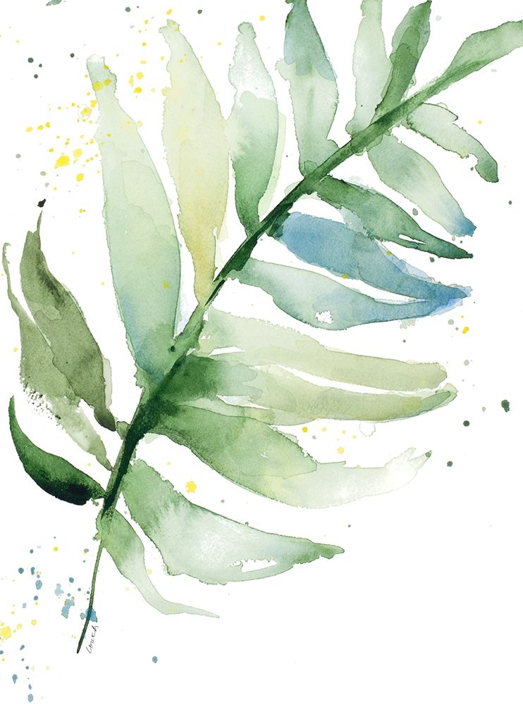 Swaying Palm Fronds II art print by Lanie Loreth for $57.95 CAD