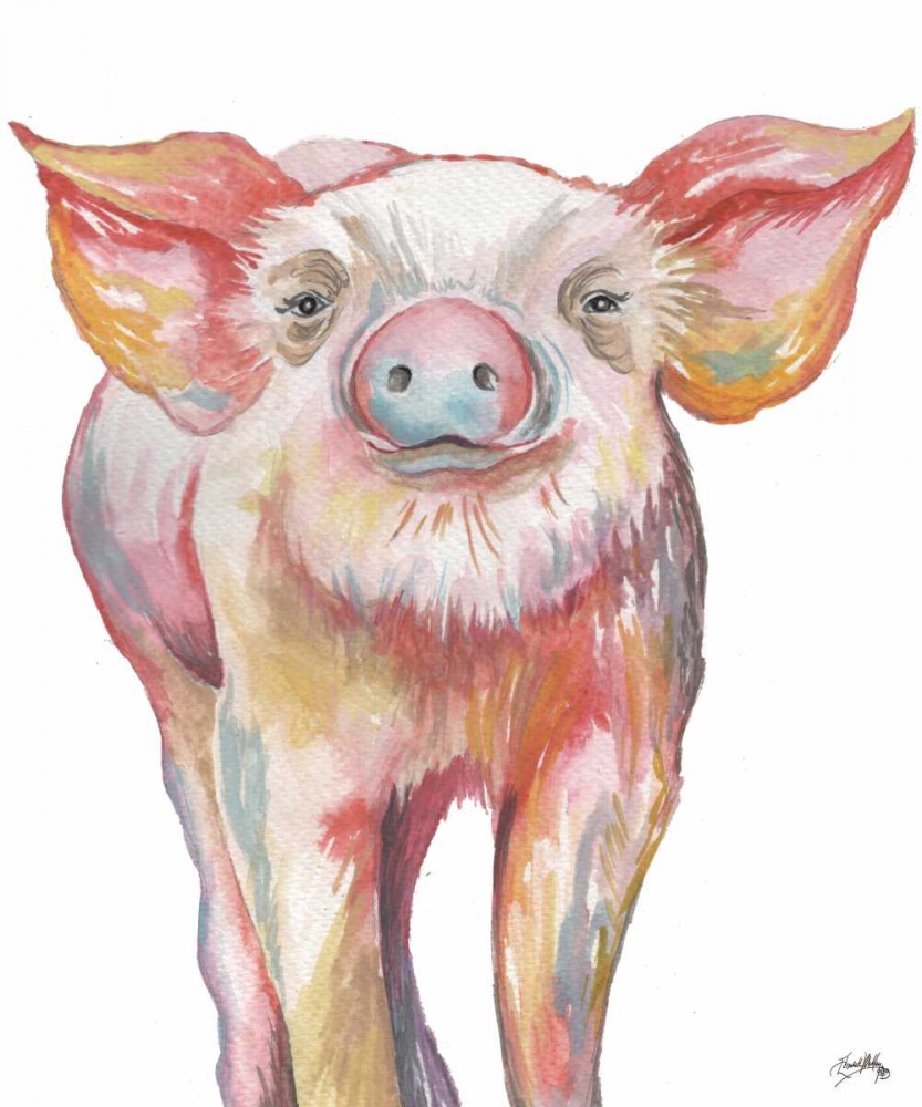 Pig III art print by Elizabeth Medley for $57.95 CAD