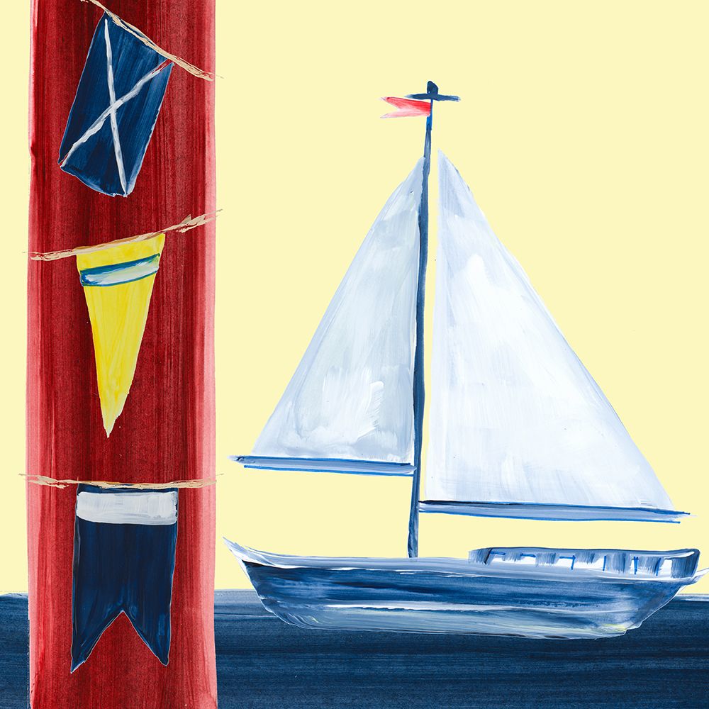 Sailboat On The Sea art print by Julie DeRice for $57.95 CAD