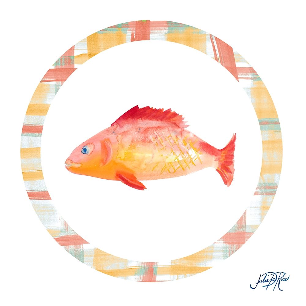 Fish Bowl II art print by Julie DeRice for $57.95 CAD