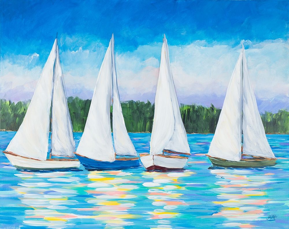 Great Sails I art print by Julie DeRice for $57.95 CAD