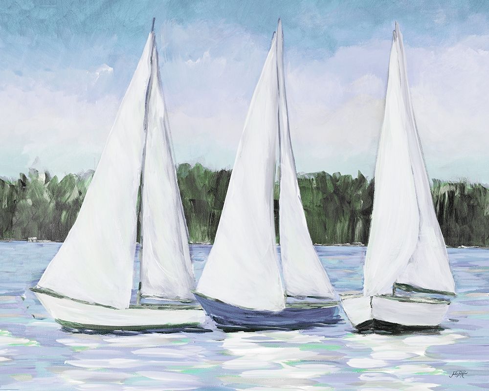 White Sails art print by Julie DeRice for $57.95 CAD