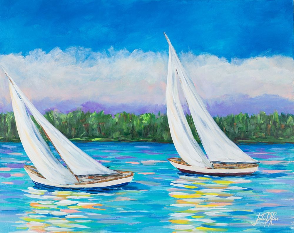 Great Sails II art print by Julie DeRice for $57.95 CAD