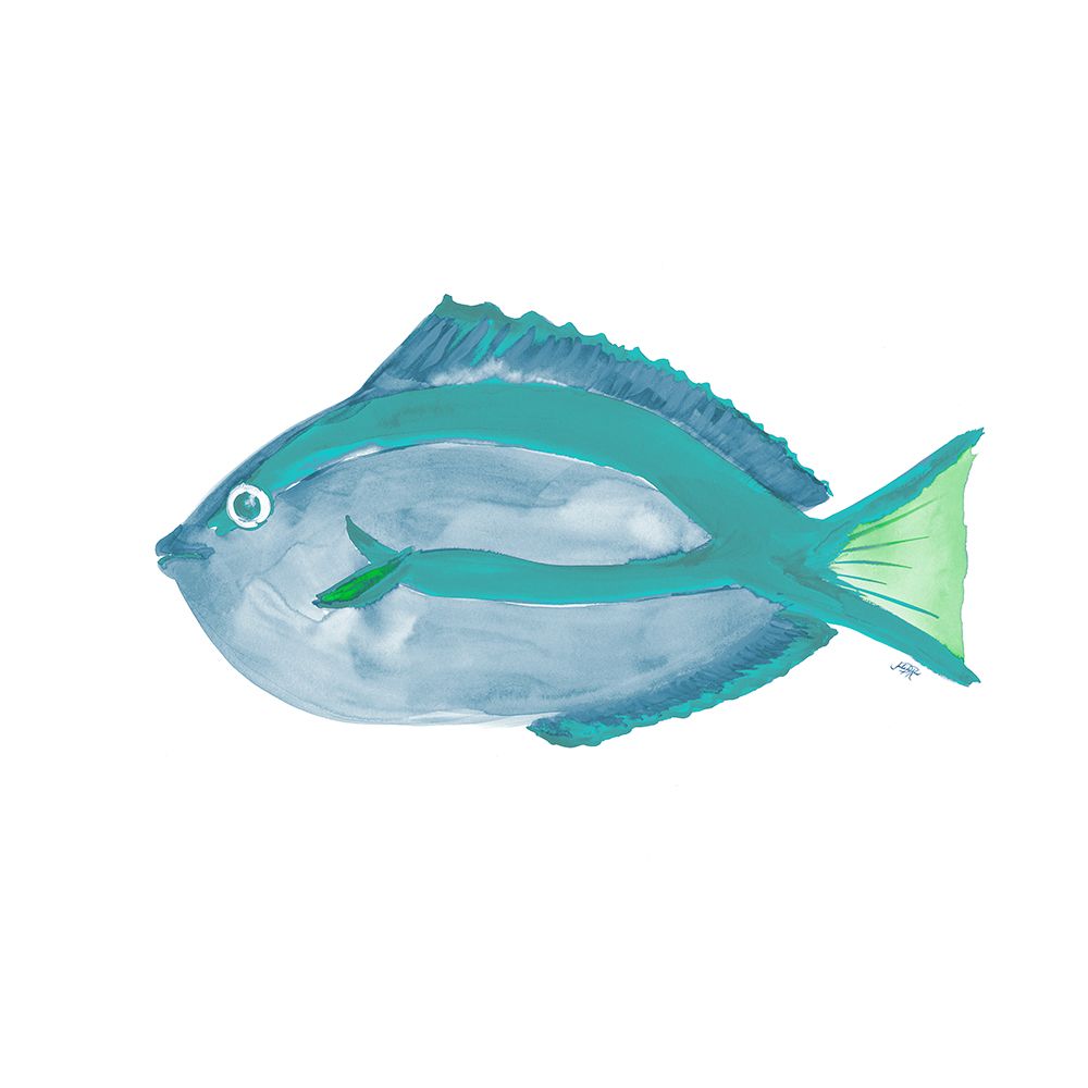 Seafoam Fish II art print by Julie DeRice for $57.95 CAD