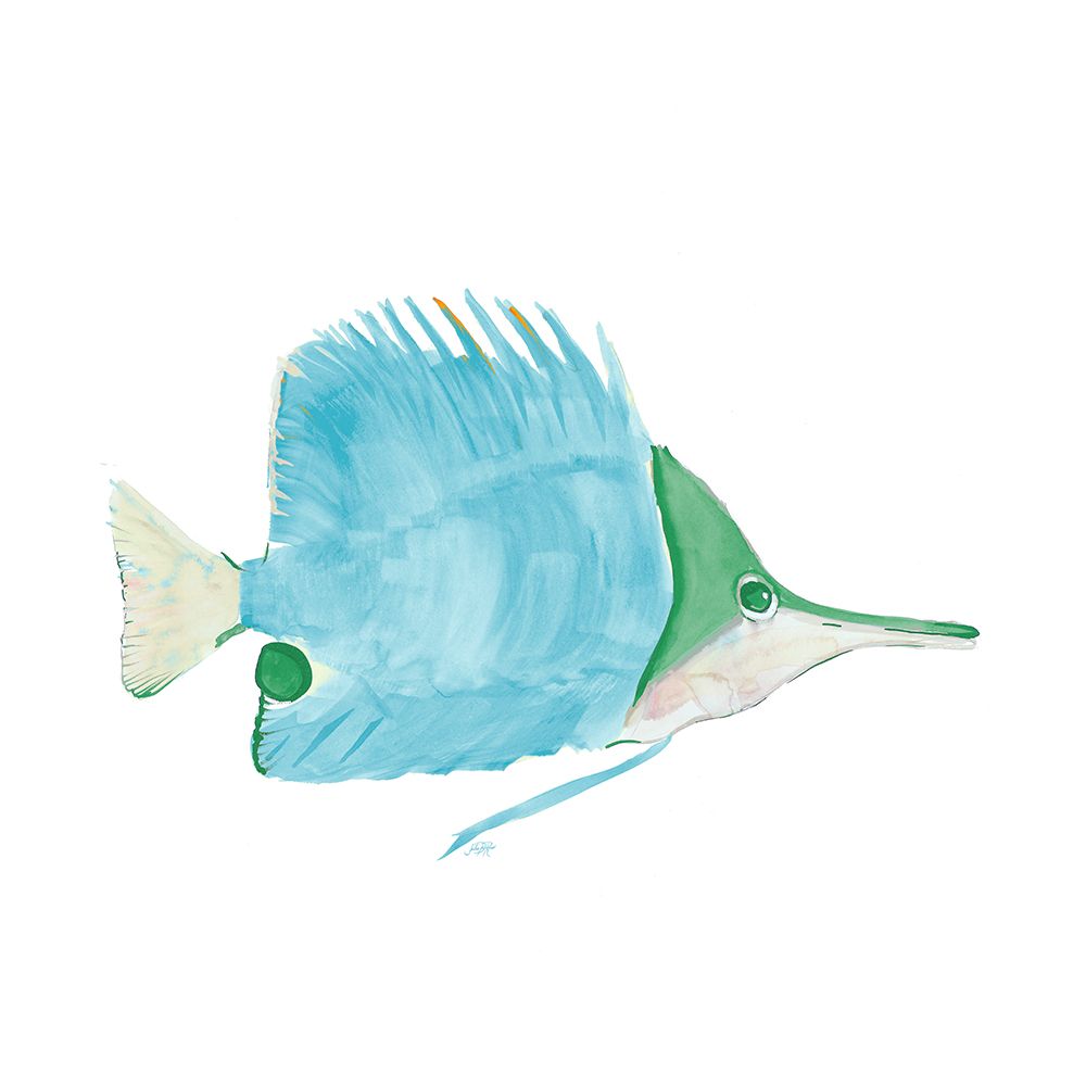 Seafoam Fish III art print by Julie DeRice for $57.95 CAD