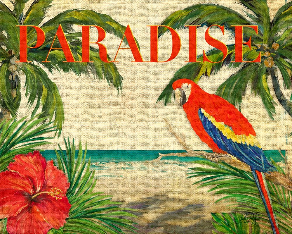 Tropical Paradise art print by Julie DeRice for $57.95 CAD