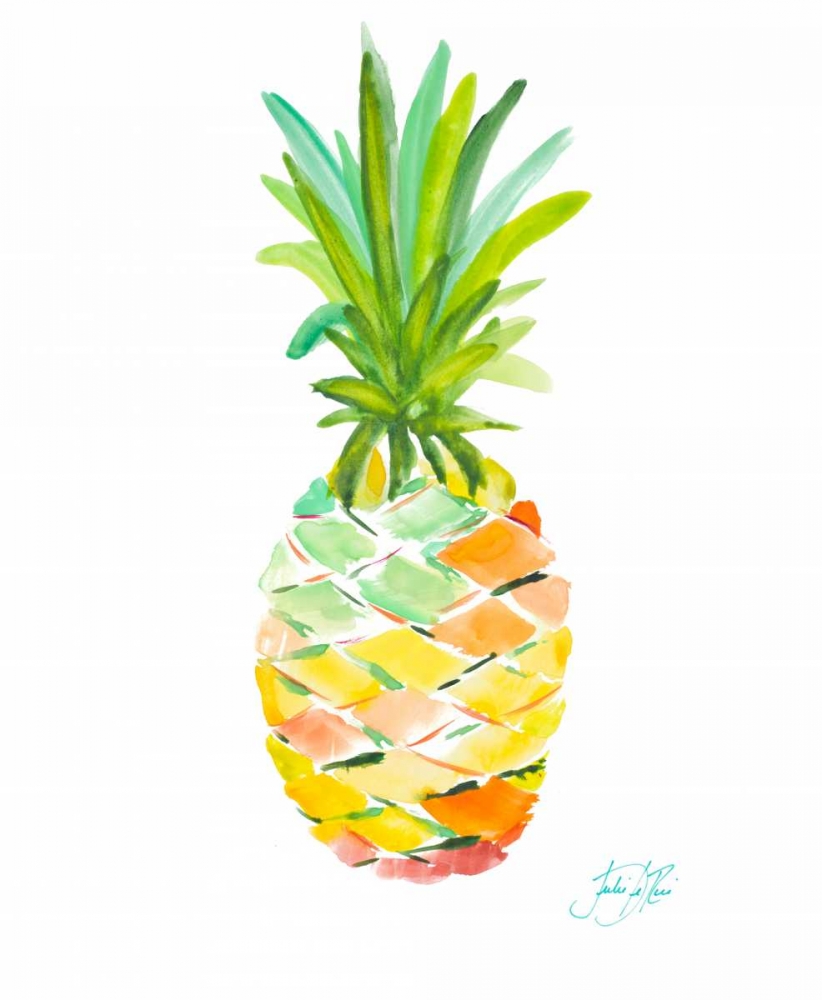 Pineapple I art print by Julie DeRice for $57.95 CAD