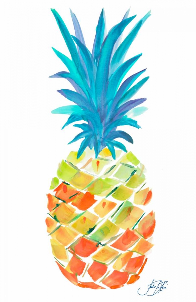 Punchy Pineapple II art print by Julie DeRice for $57.95 CAD