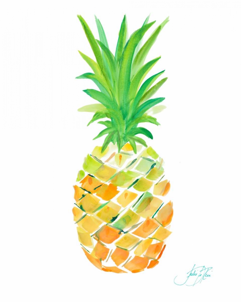 Pineapple II art print by Julie DeRice for $57.95 CAD