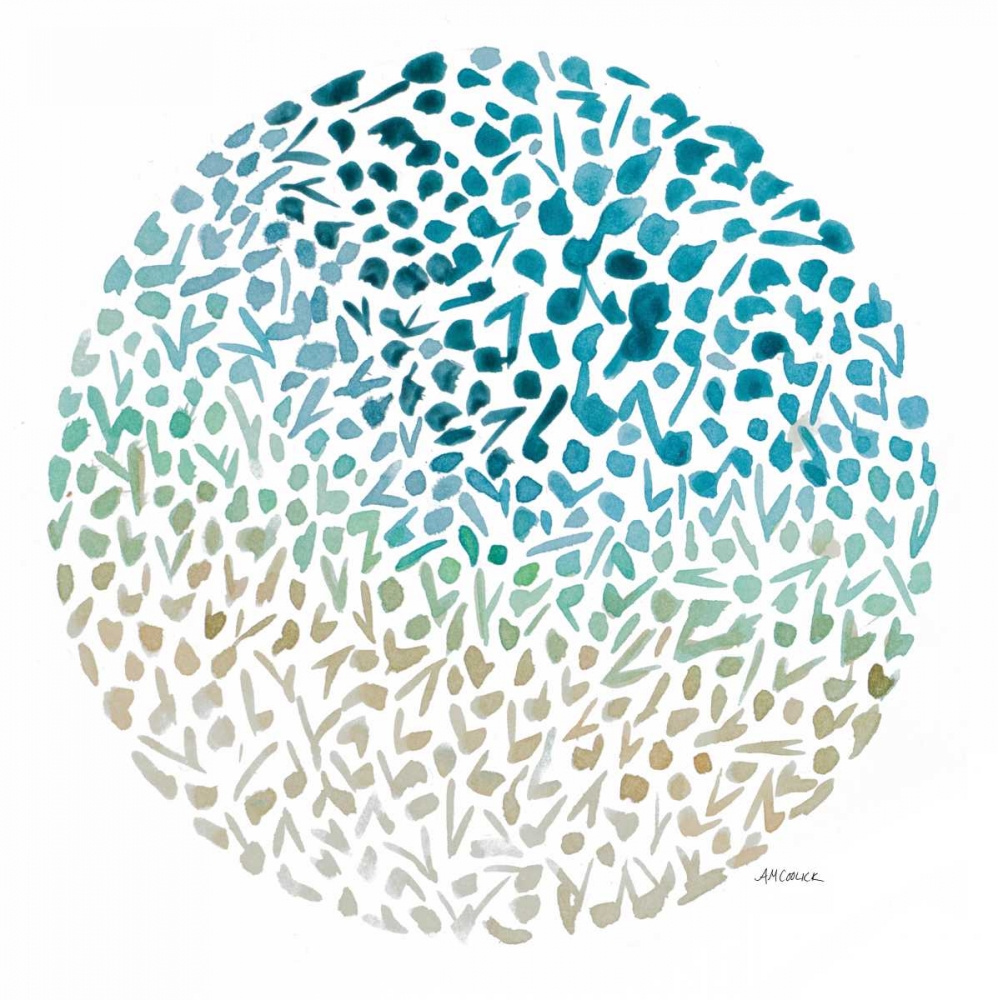 Circle Garden I art print by Ann Marie Coolick for $57.95 CAD