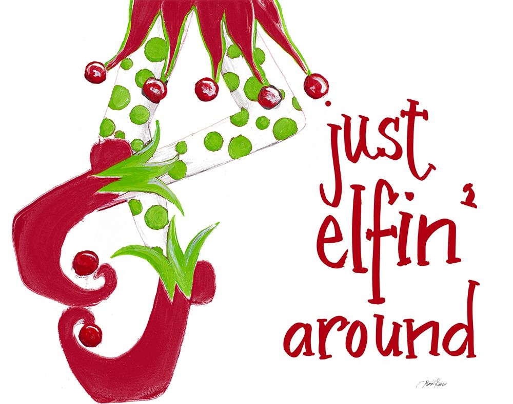 Just Elfin Around art print by Gina Ritter for $57.95 CAD